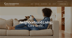Desktop Screenshot of gateresidential.com